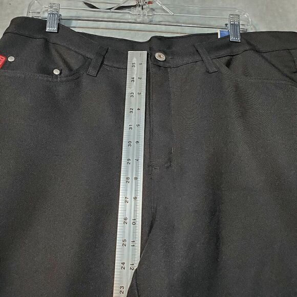 C’EST TOI Pants Womens 2XL Black Bootcut USA Premium Flat Front Comfort Preppy - Picture 5 of 11